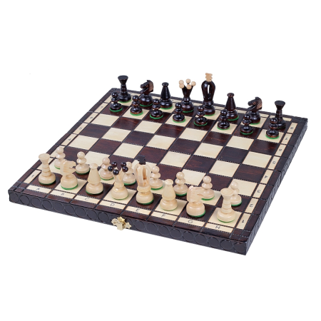 SZACHY MEDIUM KINGS Brown